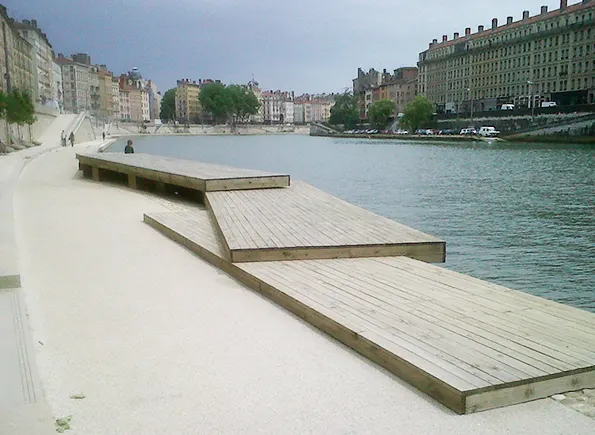 Aménagement des rives de Saône