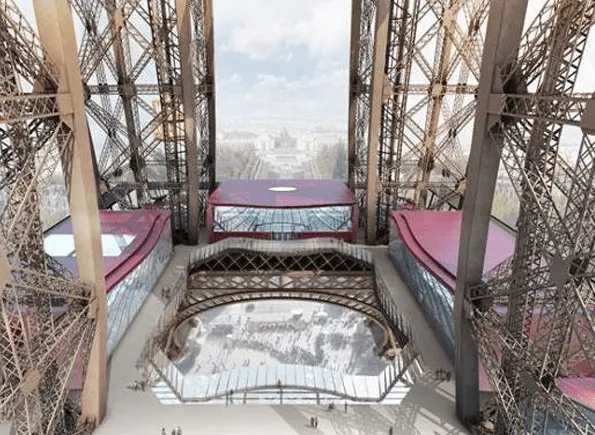Construction pavillon Gustave Eiffel