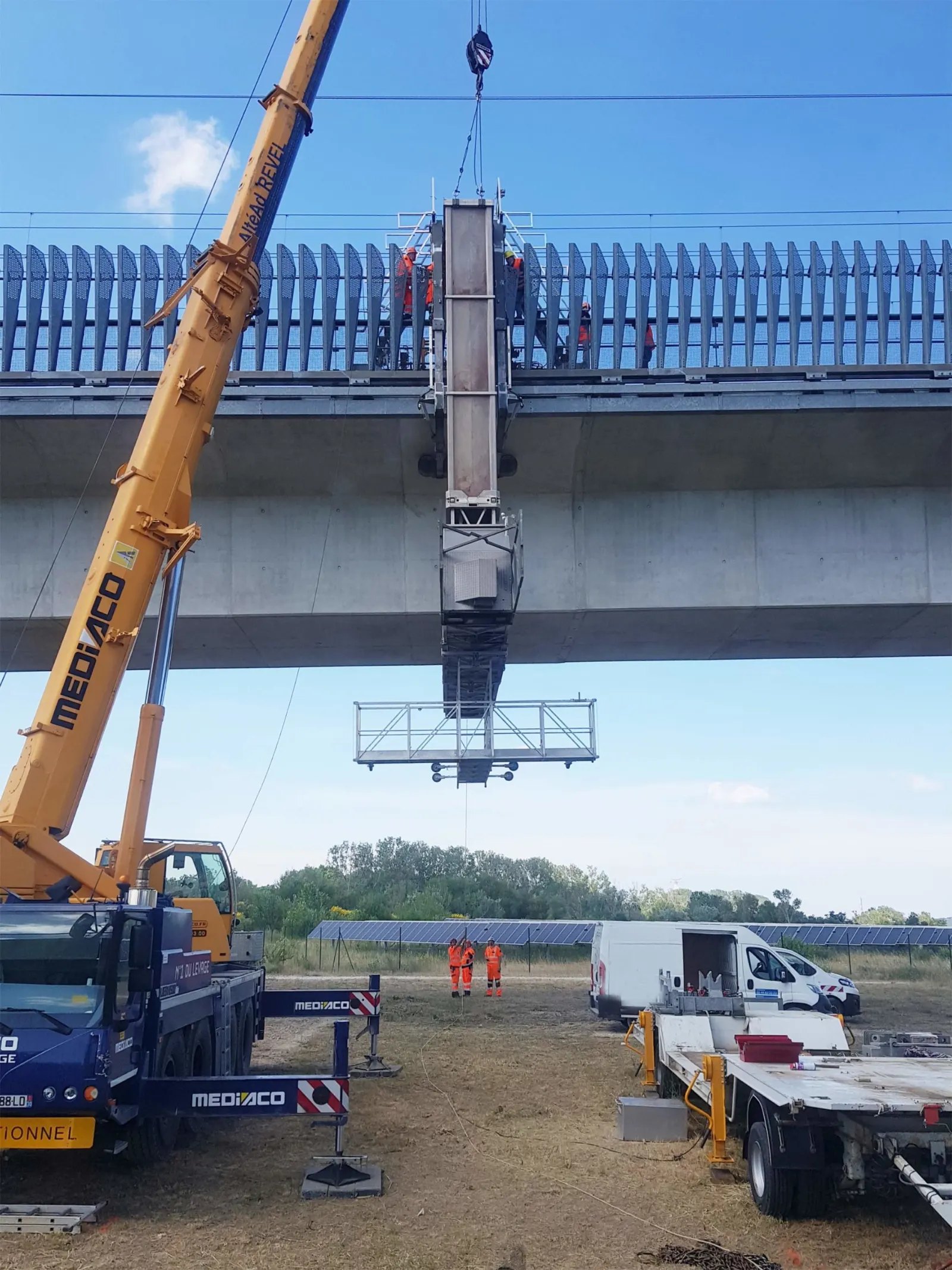 Inspection du viaduc TGV Avignon